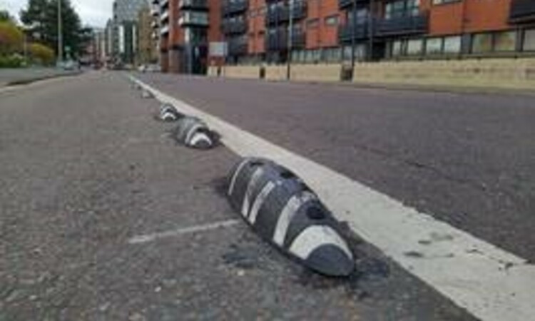 traffic islands