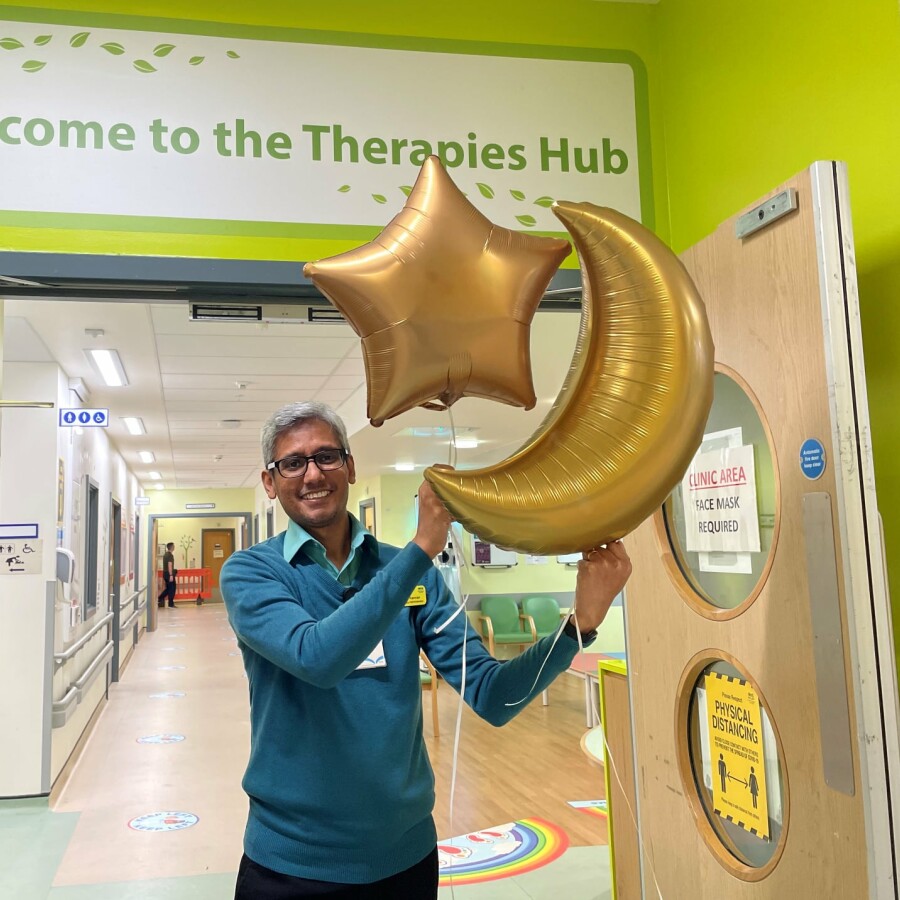 Glasgow Children's Hospital Charity help hospital family celebrate Eid al-Fitr 