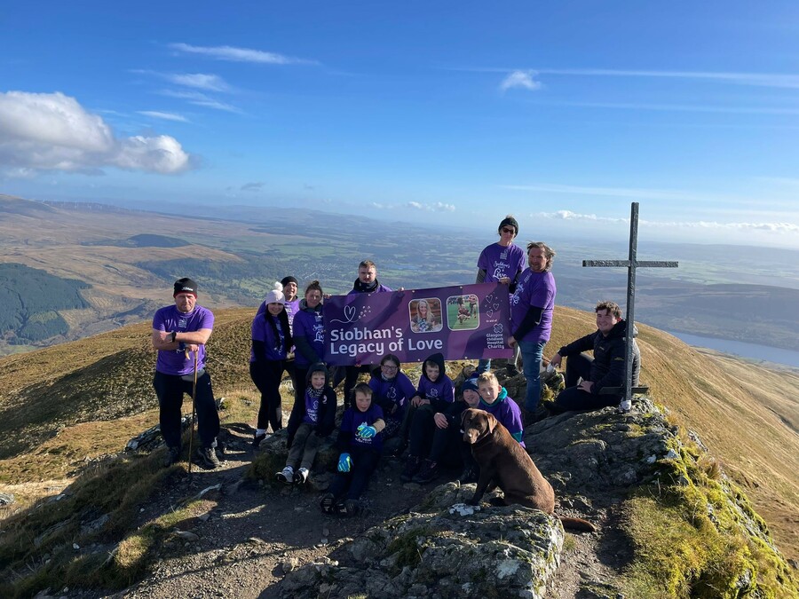 Siobhan Cattigan family climb ben ledi