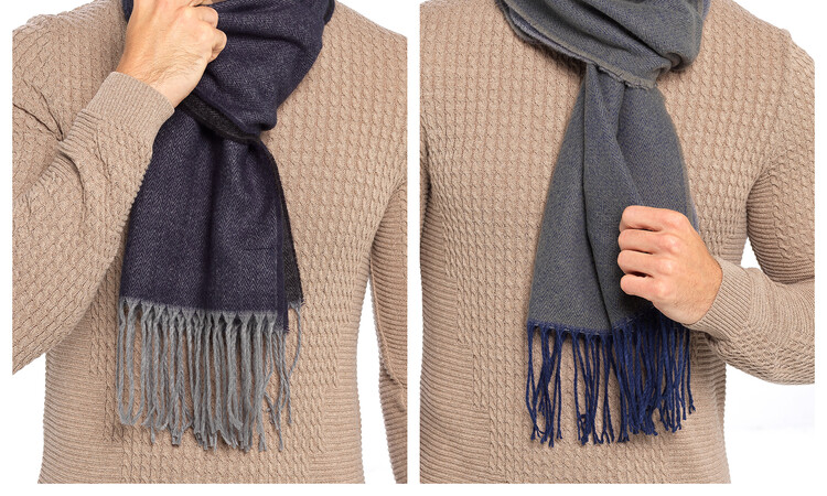 Reversible Mens Scarf