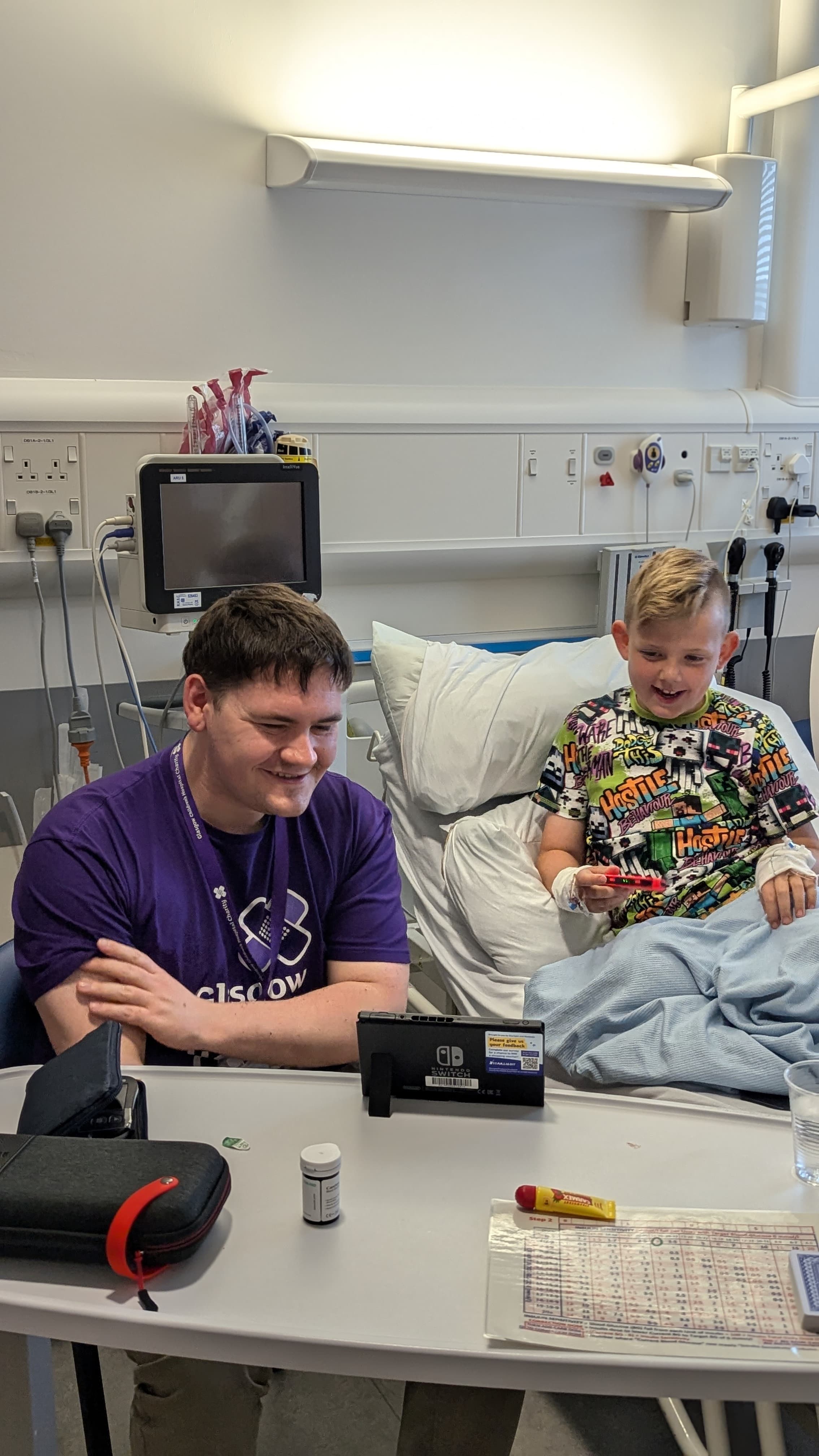 Gamer-in-residence young patient Martin