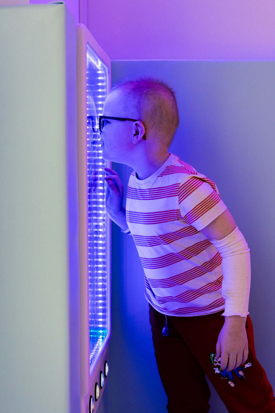 sensory room patient