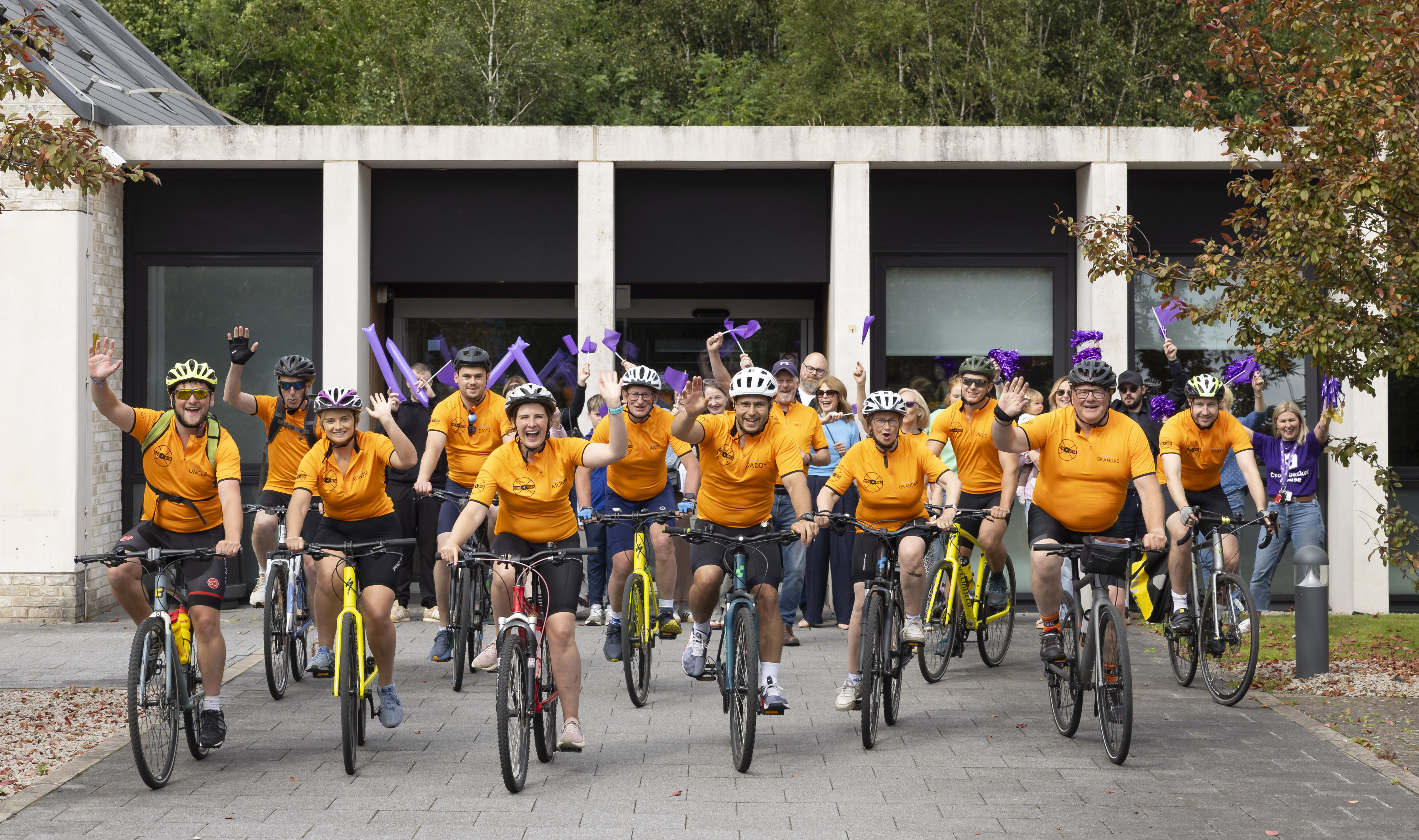Ride for Rita- group cycle photo