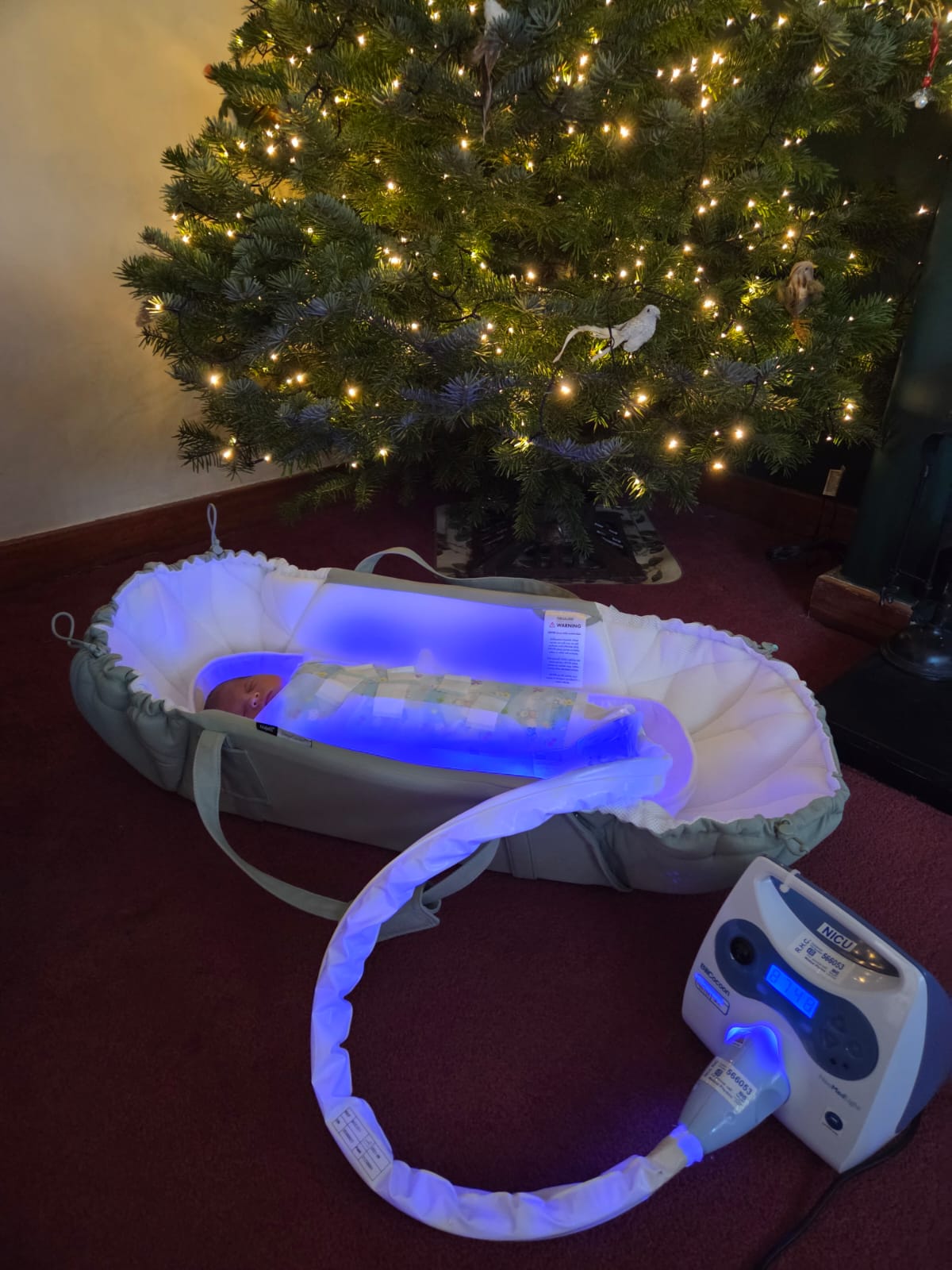 Cora with hospital equipment 2